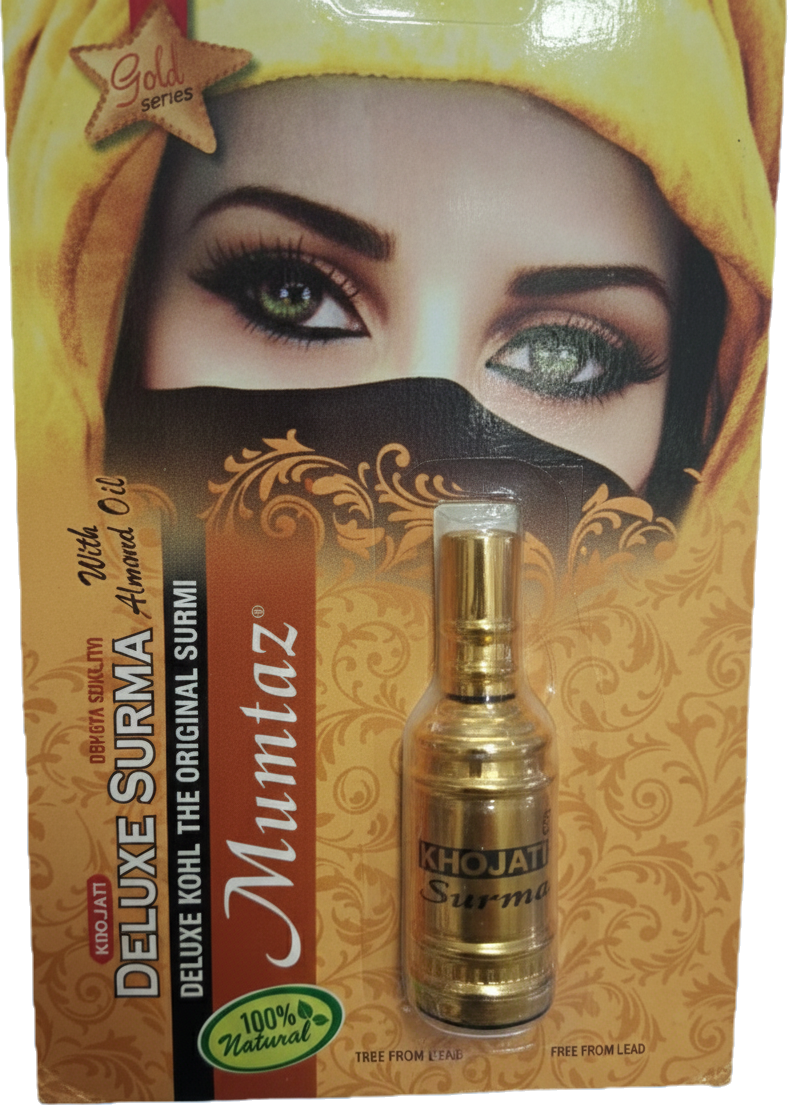 Natural Black Surma Kohl Stick Close Up - Premium Quality Sri Lanka