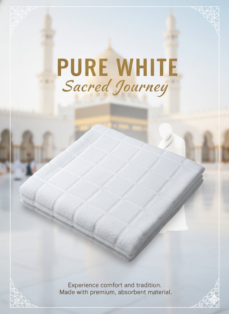 High-quality white Ihram set in Colombo Sri Lanka