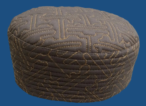 Brown wedding cap for men - Traditional Islamic headwear for grooms in Sri Lanka | AlMumtaz