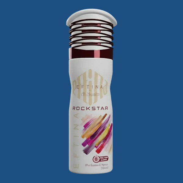 Eftina Rockstar Body Spray 200ml by Al-Nuaim - Bold Sensual Fragrance for Men in Sri Lanka | AlMumtaz

